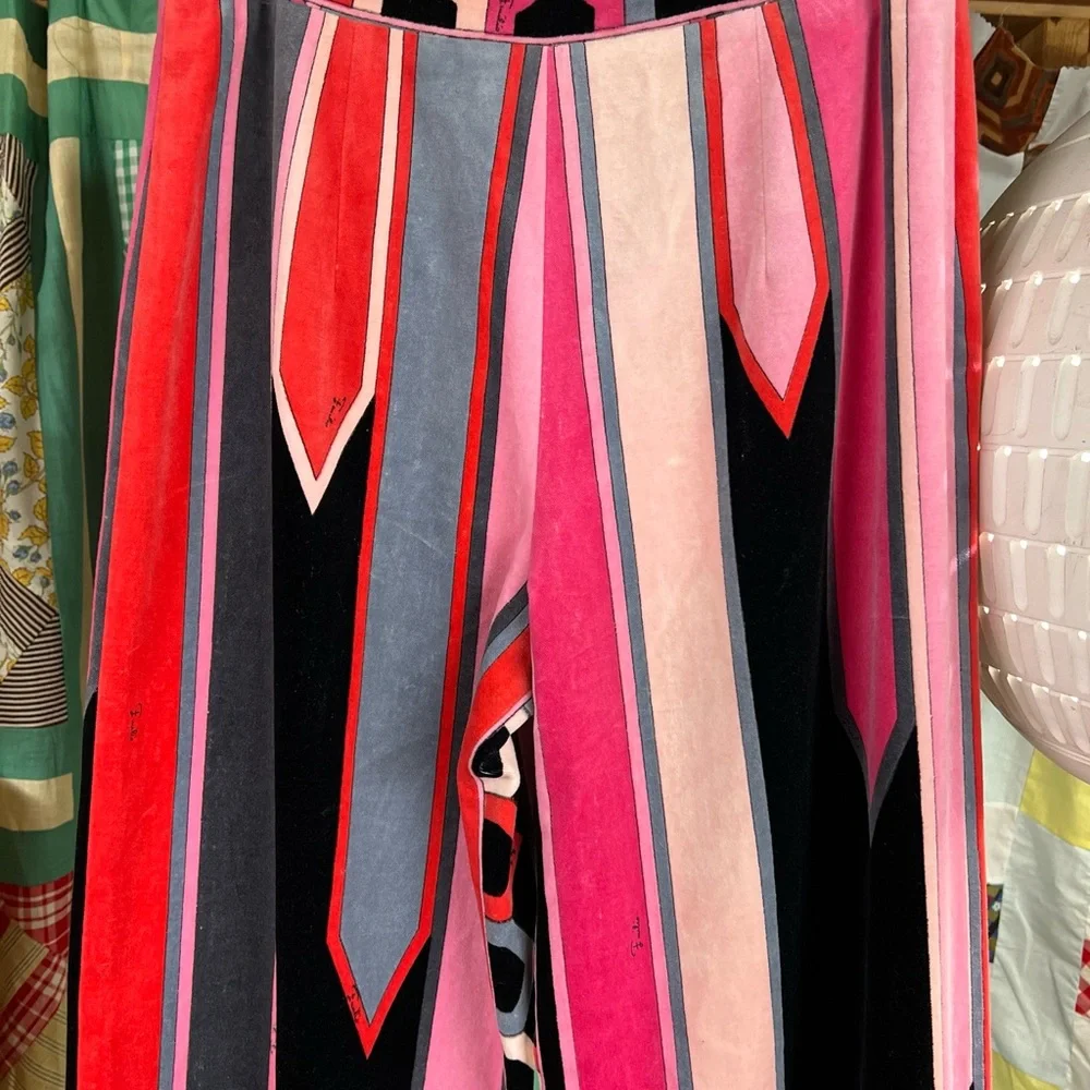 COPY - RARE Pucci Velvet Pants 60’s/70’s Perfect Condition - Picture 3 of 9